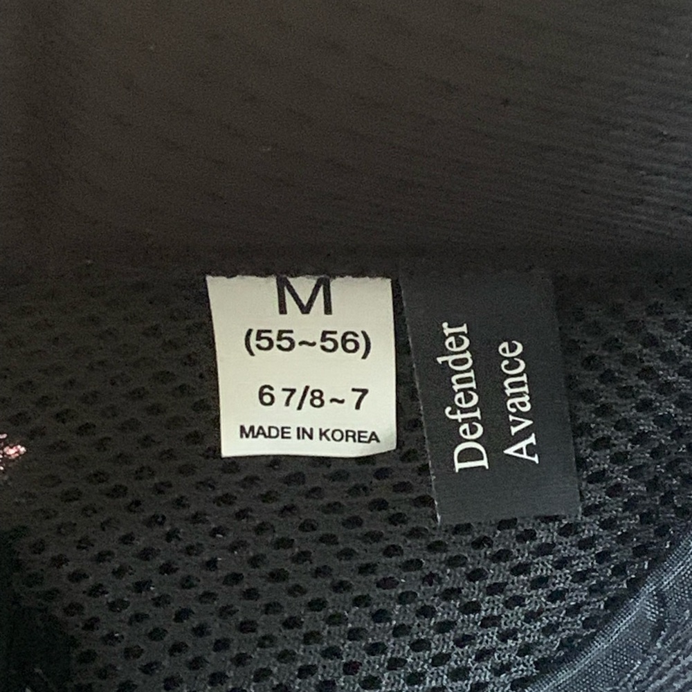 One K Defender Avance RidingHelmet Black CrystalBling Size Medium2023 Inspection - Picture 3 of 8